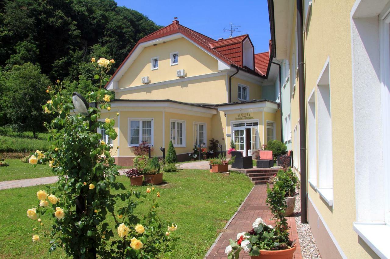 Hotel Cateski Dvorec Catez ob Savi Esterno foto